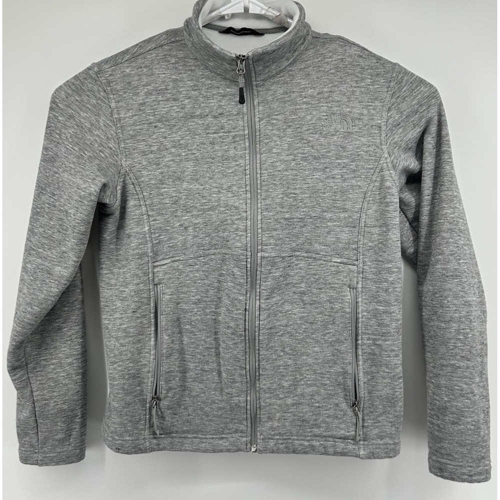 The North Face Full Zip Fleece Jacket Gray Men's Size Medium